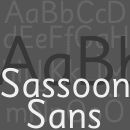 Sassoon Sans Familia tipográfica