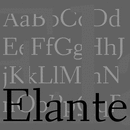 Elante™ font family
