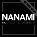 Nanami Pro font family