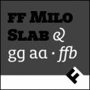 FF Milo® Slab famille de polices