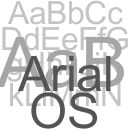 Arial® OS font family