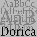 Dorica famille de polices