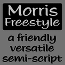 Morris Freestyle™ font family