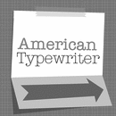 ITC American Typewriter™ font family