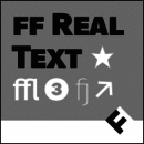 FF Real™ Text font family