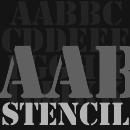 Stencil™ font family