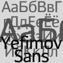 Yefimov Sans font family