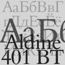 Aldine 401 Familia tipográfica