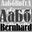 Bernhard font family