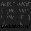 WacWakOoops! font family