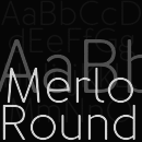 Merlo Round font family