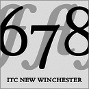 ITC New Winchester™ famille de polices