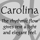 Carolina™ font family