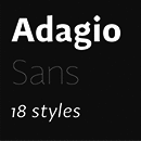 Adagio Sans Schriftfamilie
