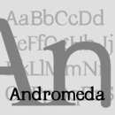 Andromeda font family
