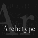 Archetype font family