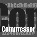 Compressor font family