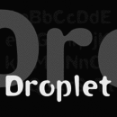 Droplet font family