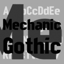Mechanic Gothic font family