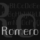 Romero font family