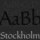 Stockholm™ Familia tipográfica