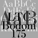 LTC Bodoni 175 font family