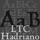 LTC Hadriano font family