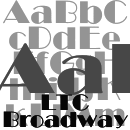 LTC Broadway font family
