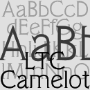 LTC Camelot font family