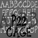 P22 Cage font family