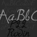 P22 Rodin font family