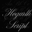 Hogarth Script font family