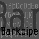 Barkpipe font family
