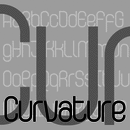Curvature font family