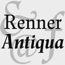 Renner™ Antiqua font family
