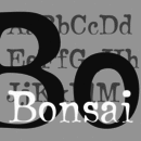 Bonsai Schriftfamilie