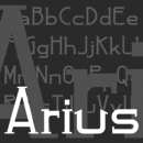 Arius font family