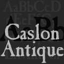 Caslon Antique font family