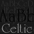 Celtic font family