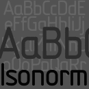 Isonorm™ font family