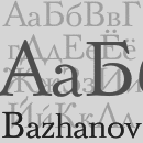 Bazhanov Schriftfamilie