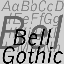 Bell Gothic famille de polices