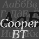 Cooper BT Schriftfamilie
