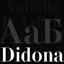 Didona font family