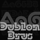Dublon Brus Familia tipográfica