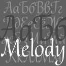 Melody font family