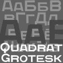 Quadrat Grotesk Familia tipográfica