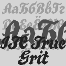 ITC True Grit™ font family