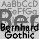 Bernhard Gothic Schriftfamilie