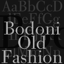 Bodoni Old Fashion Familia tipográfica